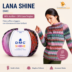 Lana SHINE - DMC - Colore: - by LacariaRicami.Store