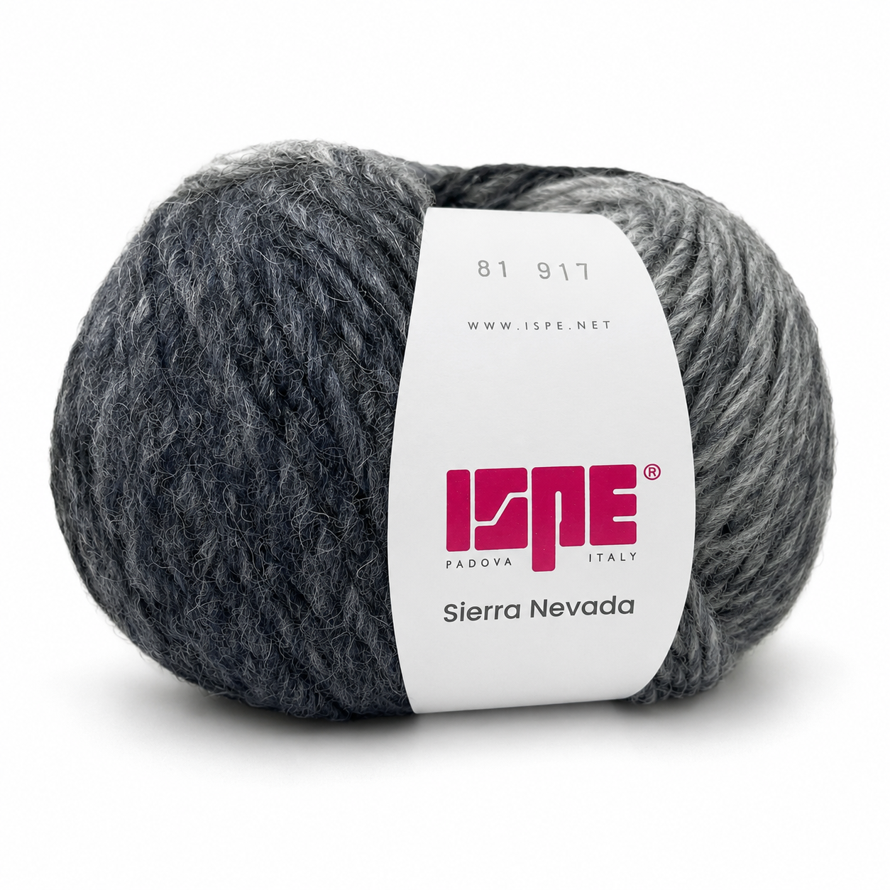 Lana SIERRA NEVADA - ISPE - Colore: 81 - GRIGIO SCURO MIX SFUMATO - by LacariaRicami.Store
