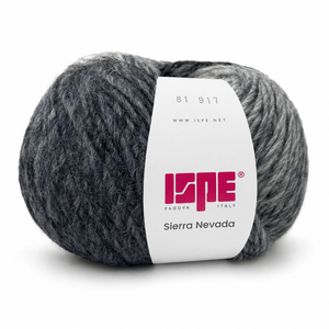 Lana SIERRA NEVADA - ISPE - Colore: 81 - GRIGIO SCURO MIX SFUMATO - by LacariaRicami.Store