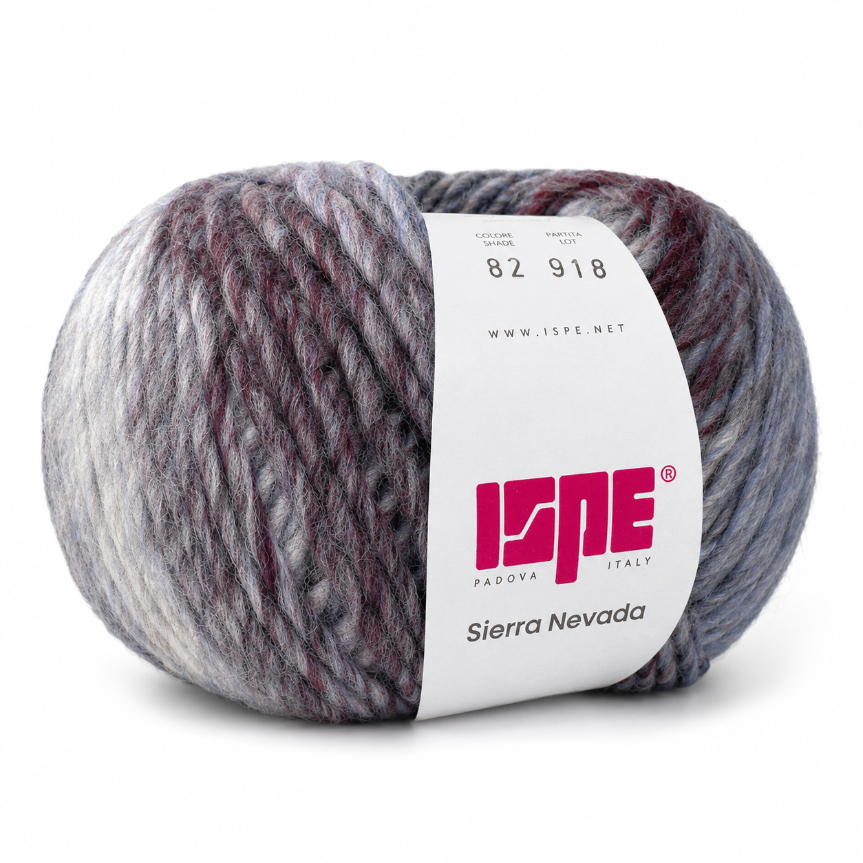 Lana SIERRA NEVADA - ISPE - Colore: 82 - GRIGIO CHIARO MIX SFUMATO - by LacariaRicami.Store