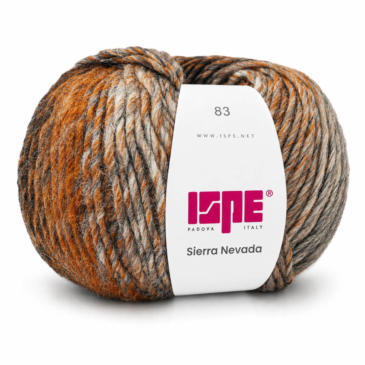 Lana SIERRA NEVADA - ISPE - Colore: 83 - MARRONE MIX SFUMATO - by LacariaRicami.Store
