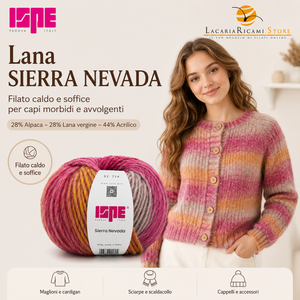 Lana SIERRA NEVADA - ISPE - Colore: - by LacariaRicami.Store