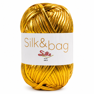 Fettuccia SILK&BAG - Silke - Colore: 0021M - GIALLO ORO - by LacariaRicami.Store