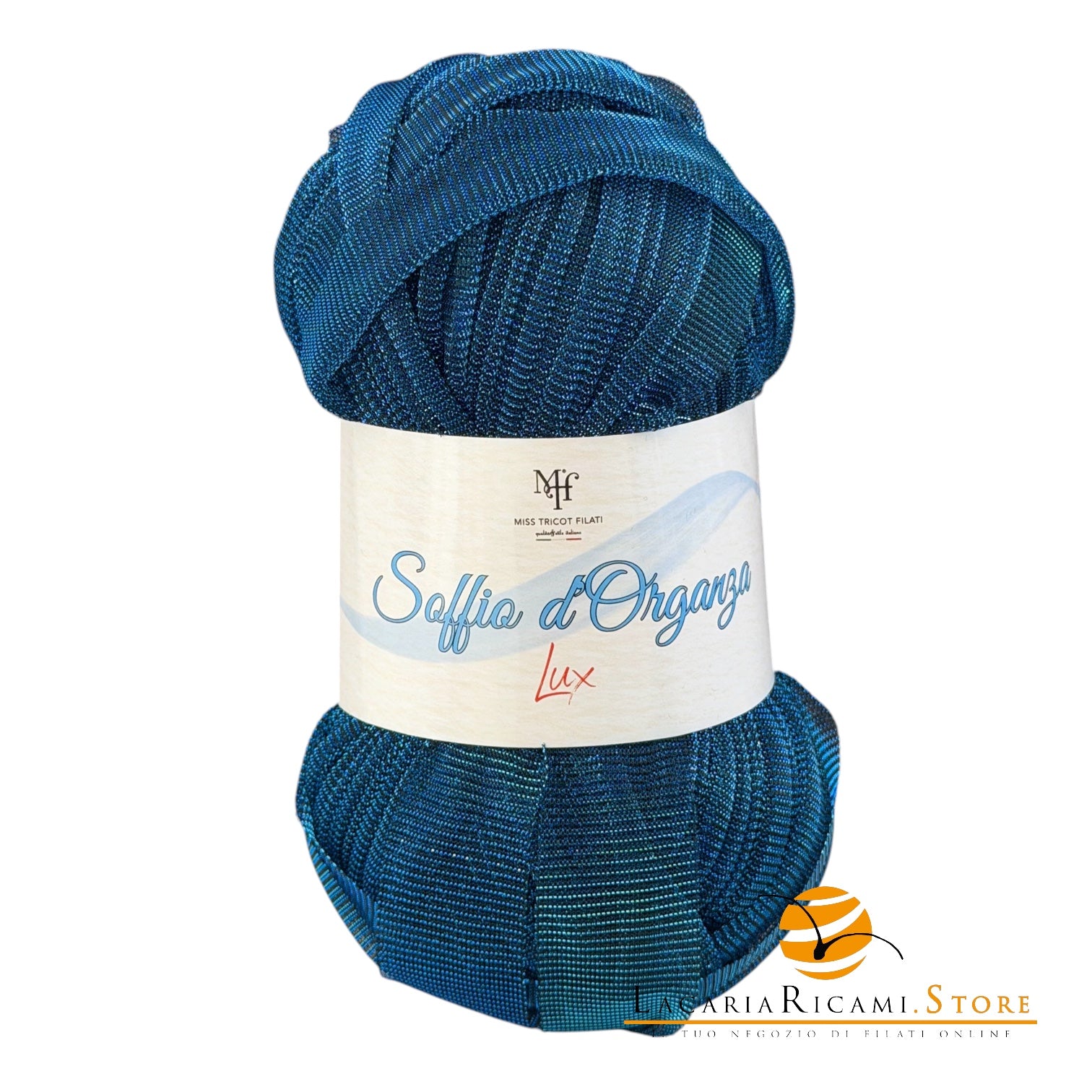 Microfibra Soffio D'Organza Lux - Miss Tricot Filati - Colore: 05 - BLU SCURO LUX BLU - by LacariaRicami.Store