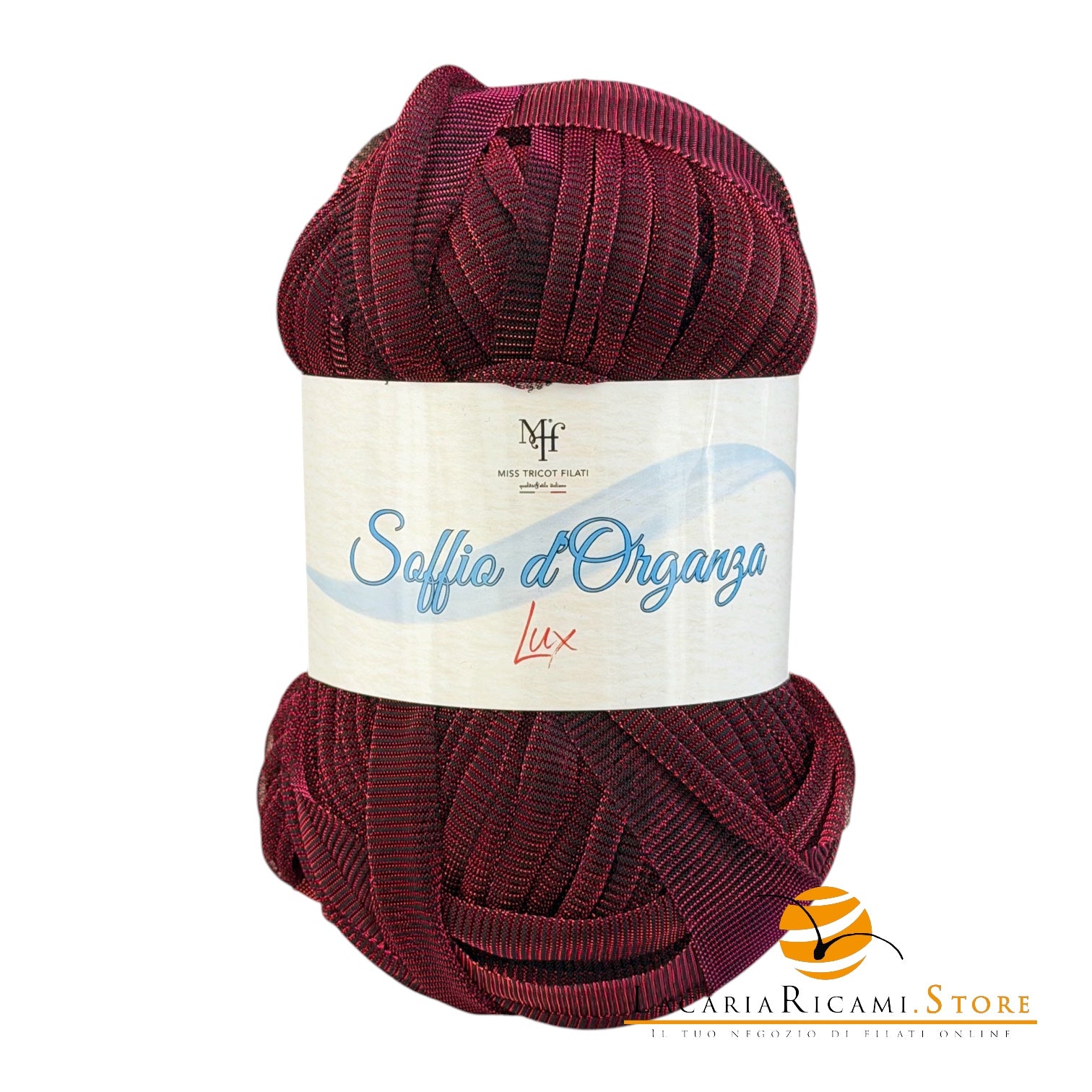 Microfibra Soffio D'Organza Lux - Miss Tricot Filati - Colore: 07 - BORDEAUX LUX FUCSIA - by LacariaRicami.Store