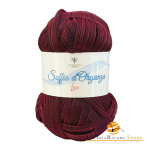 Microfibra Soffio D'Organza Lux - Miss Tricot Filati - Colore: 07 - BORDEAUX LUX FUCSIA - by LacariaRicami.Store