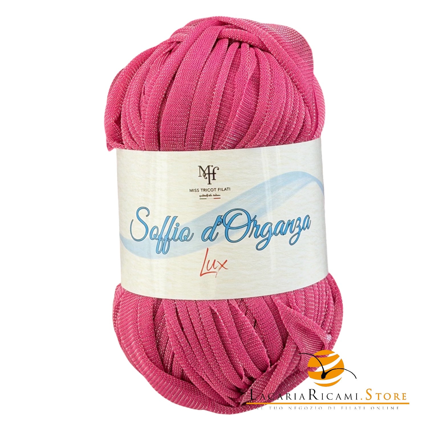 Microfibra Soffio D'Organza Lux - Miss Tricot Filati - Colore: 10 - FUCSIA LUX ARGENTO - by LacariaRicami.Store