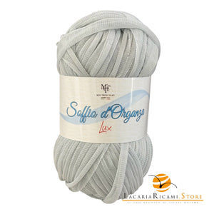 Microfibra Soffio D'Organza Lux - Miss Tricot Filati - Colore: 11 - GRIGIO CHIARO LUX BIANCO - by LacariaRicami.Store