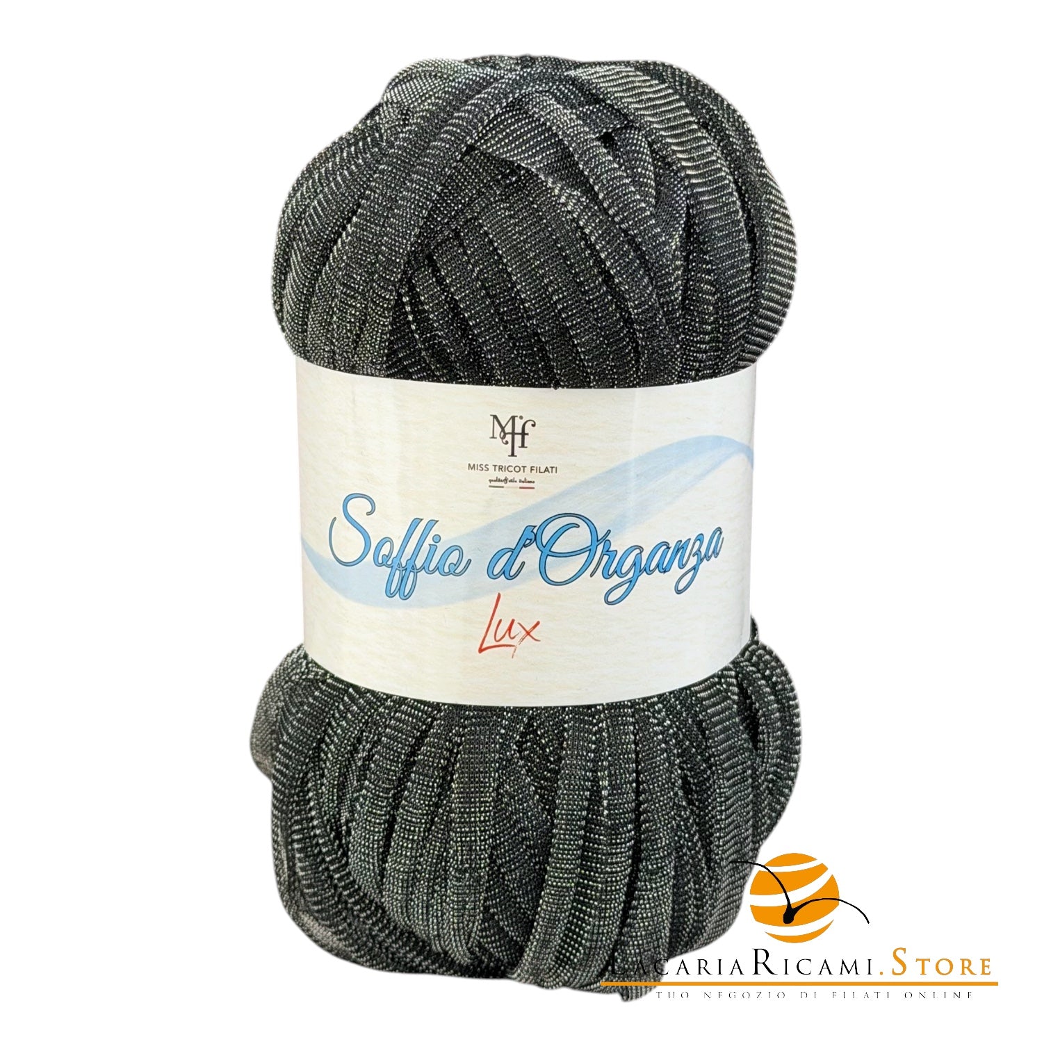 Microfibra Soffio D'Organza Lux - Miss Tricot Filati - Colore: 12 - GRIGIO SCURO LUX ARGENTO - by LacariaRicami.Store