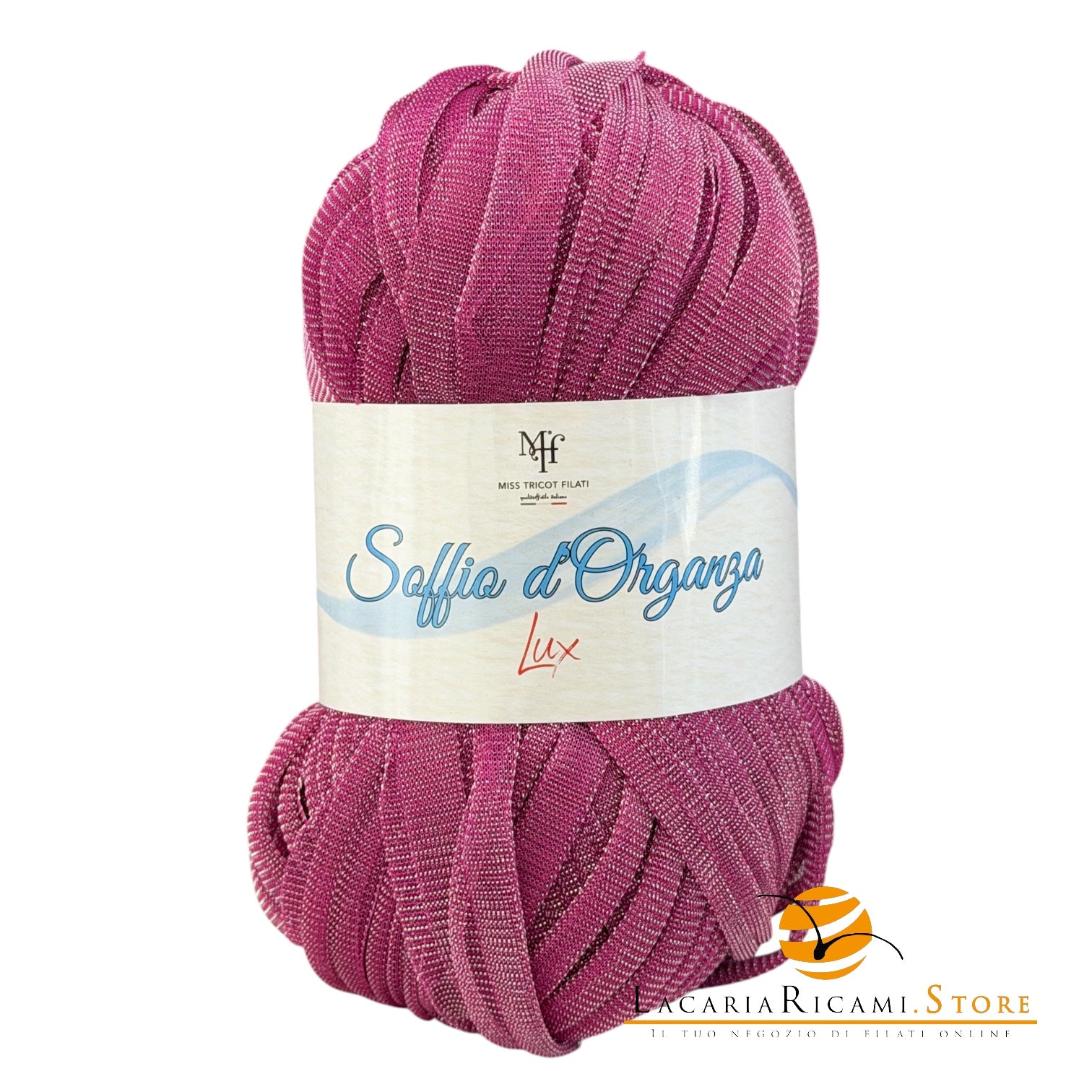 Microfibra Soffio D'Organza Lux - Miss Tricot Filati - Colore: 17 - DALIA LUX ARGENTO - by LacariaRicami.Store