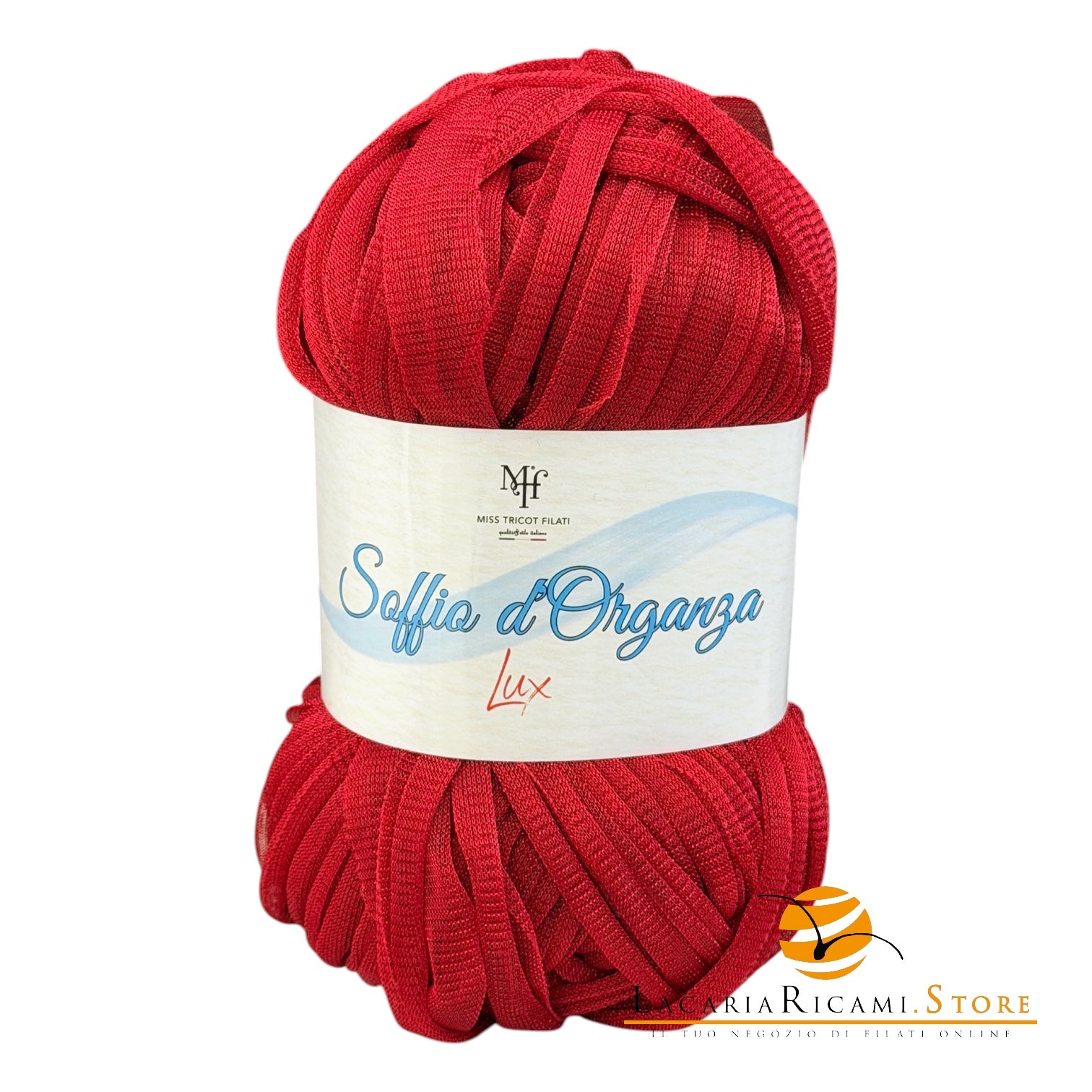 Microfibra Soffio D'Organza Lux - Miss Tricot Filati - Colore: 20 - ROSSO LUX ROSSO - by LacariaRicami.Store