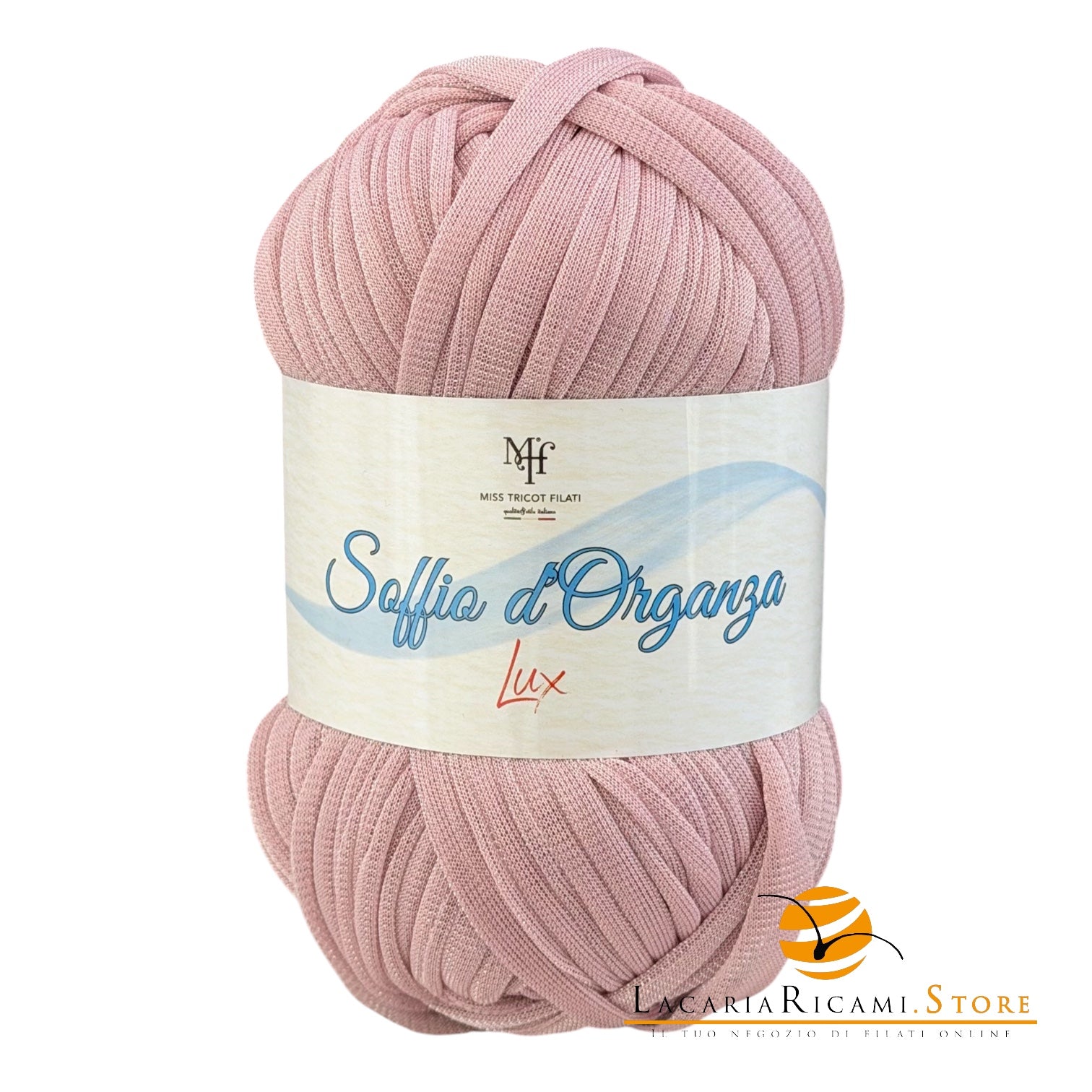 Microfibra Soffio D'Organza Lux - Miss Tricot Filati - Colore: 21 - ROSA LUX ARGENTO - by LacariaRicami.Store