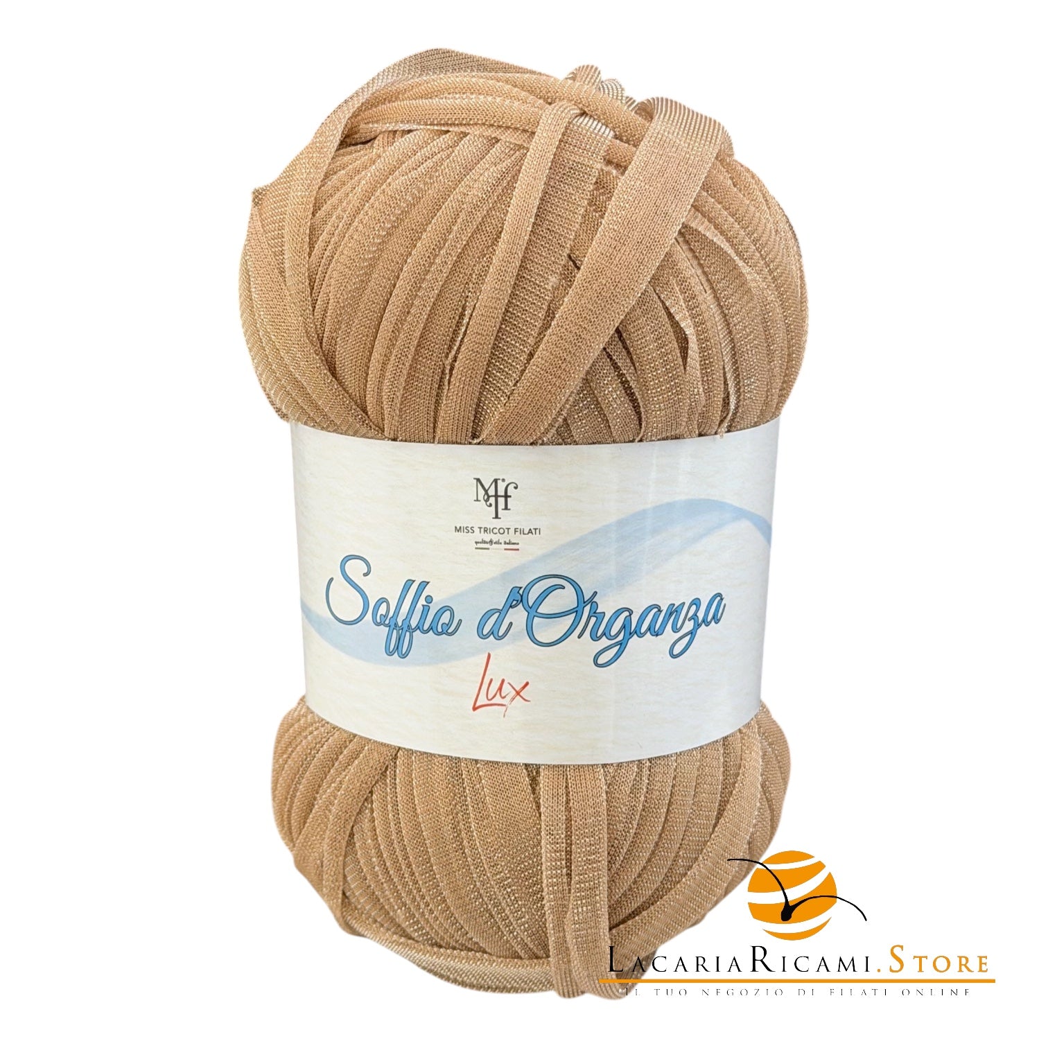 Microfibra Soffio D'Organza Lux - Miss Tricot Filati - Colore: 46 - BEIGE LUX ARGENTO - by LacariaRicami.Store