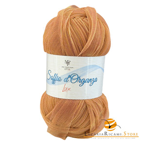 Microfibra Soffio D'Organza Lux - Miss Tricot Filati - Colore: 48 - PESCA LUX ORO - by LacariaRicami.Store