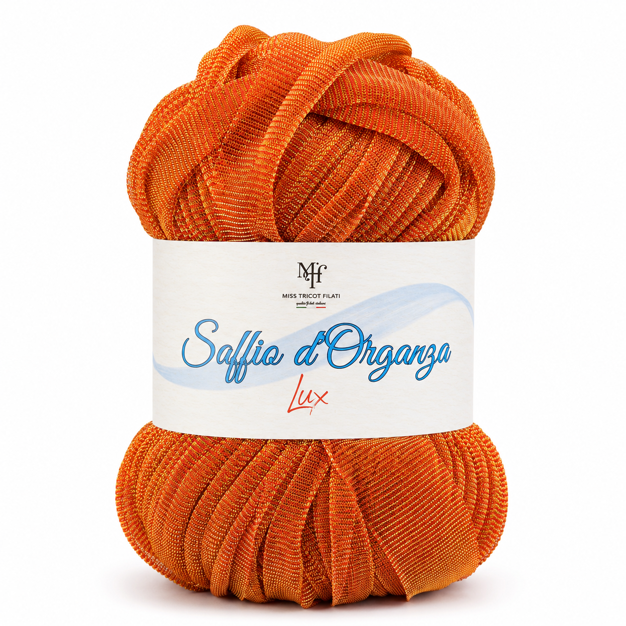 Microfibra Soffio D'Organza Lux - Miss Tricot Filati - Colore: 09 - ARANCIO LUX MIX COLOR - by LacariaRicami.Store