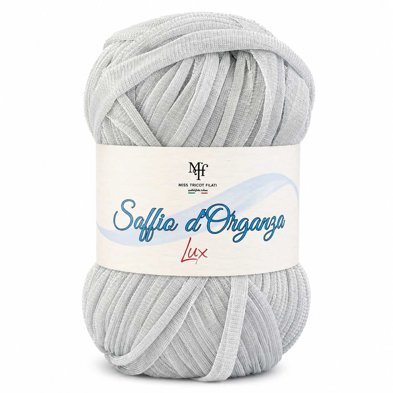Microfibra Soffio D'Organza Lux - Miss Tricot Filati - Colore: 11 - GRIGIO CHIARO LUX BIANCO - by LacariaRicami.Store