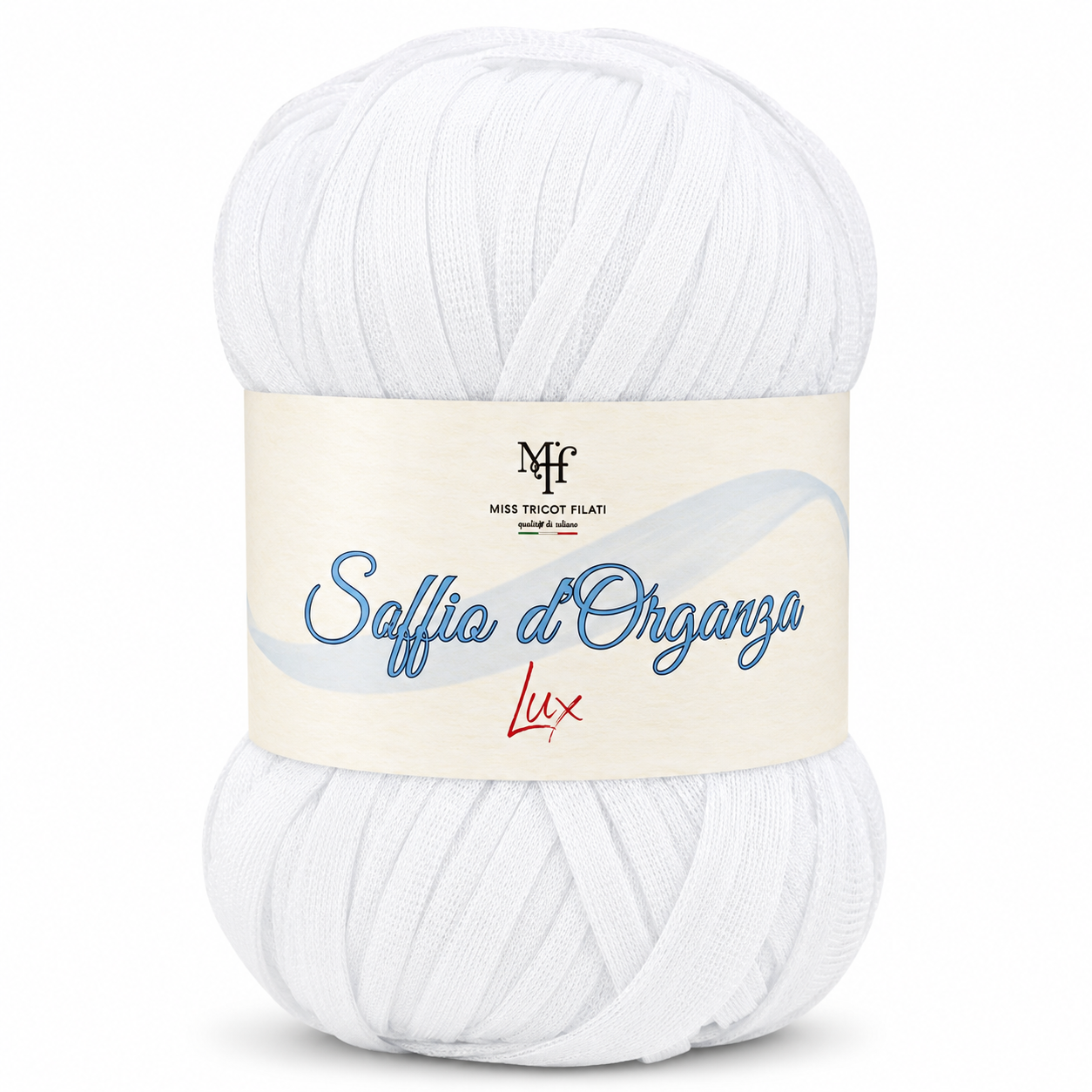 Microfibra Soffio D'Organza Lux - Miss Tricot Filati - Colore: 28 - BIANCO LUX MIX COLOR - by LacariaRicami.Store