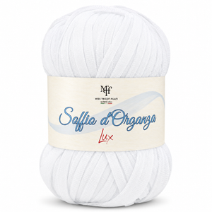 Microfibra Soffio D'Organza Lux - Miss Tricot Filati - Colore: 28 - BIANCO LUX MIX COLOR - by LacariaRicami.Store