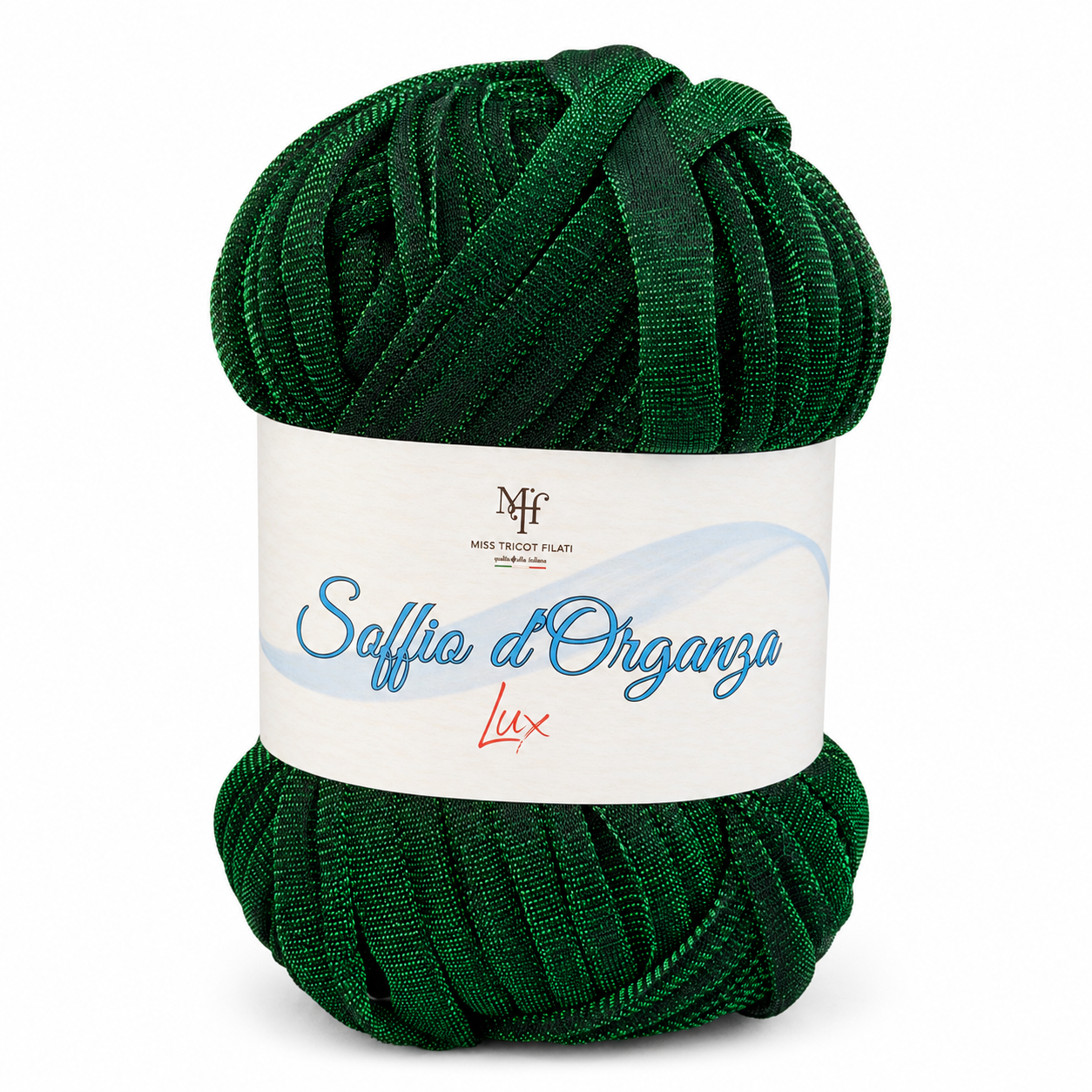 Microfibra Soffio D'Organza Lux - Miss Tricot Filati - Colore: 43 - VERDONE LUX VERDE - by LacariaRicami.Store