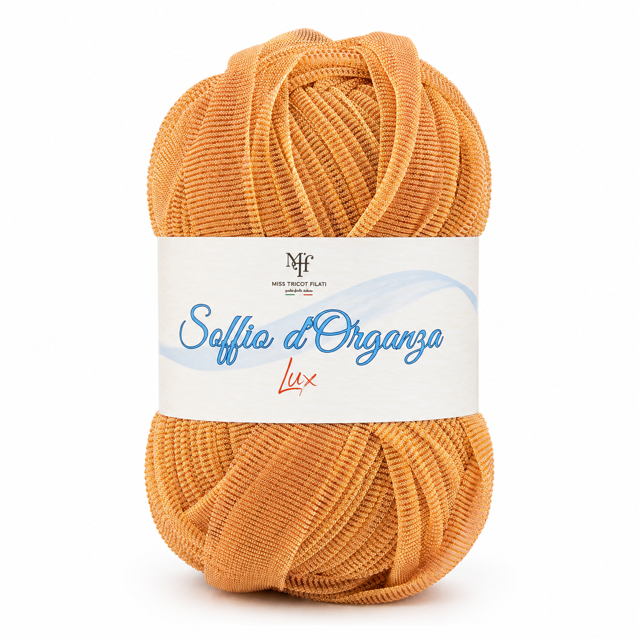 Microfibra Soffio D'Organza Lux - Miss Tricot Filati - Colore: 48 - PESCA LUX ORO - by LacariaRicami.Store