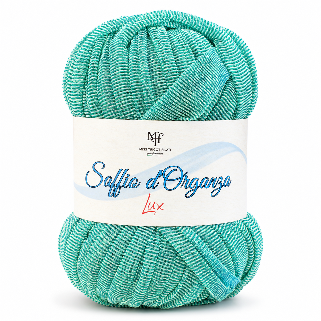 Microfibra Soffio D'Organza Lux - Miss Tricot Filati - Colore: 50 - VERDE LUX MIX COLOR - by LacariaRicami.Store