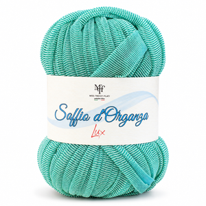Microfibra Soffio D'Organza Lux - Miss Tricot Filati - Colore: 50 - VERDE LUX MIX COLOR - by LacariaRicami.Store