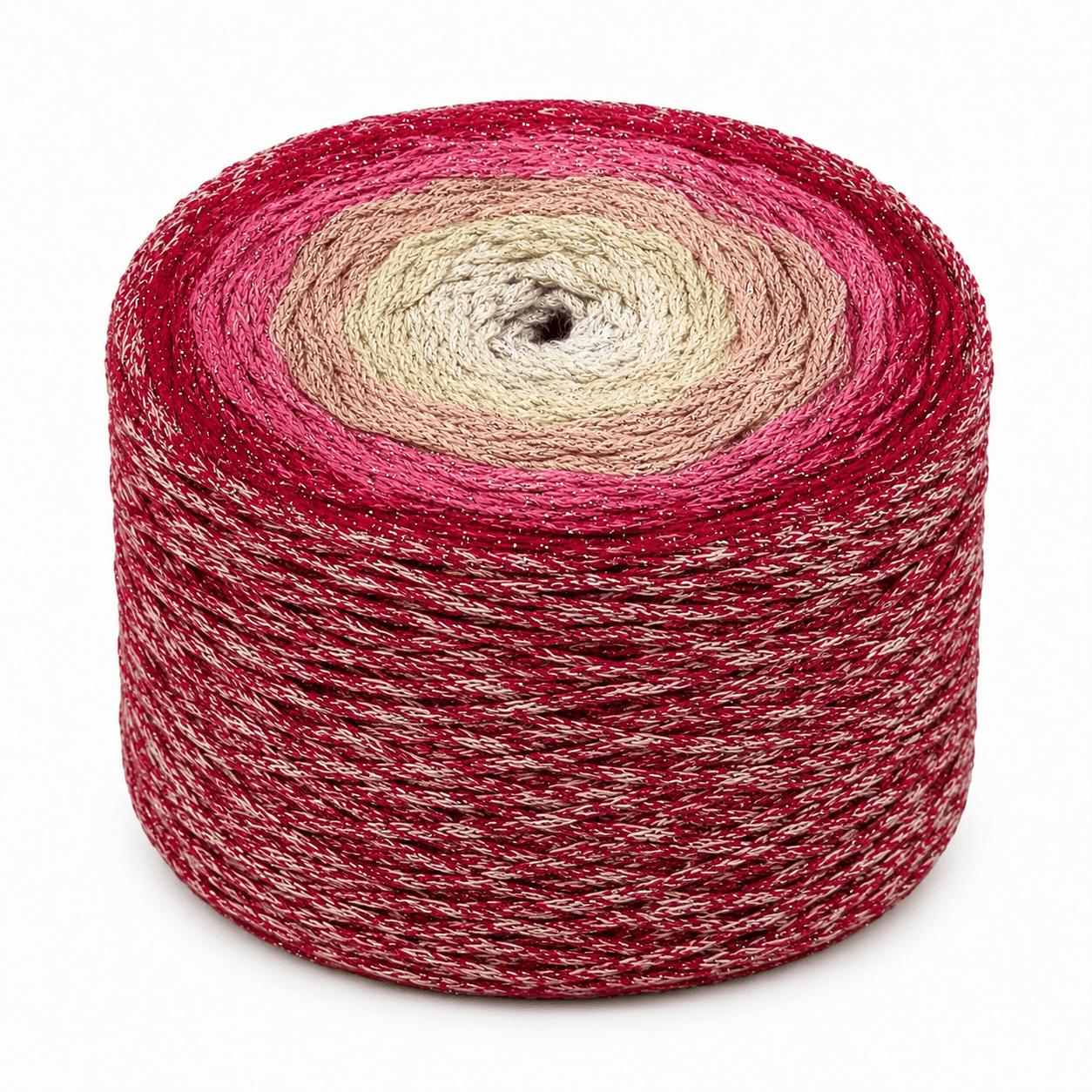 Cordino Soft Cake Lurex - Colore: 88 - ROSA CHAMPAGNE - by LacariaRicami.Store