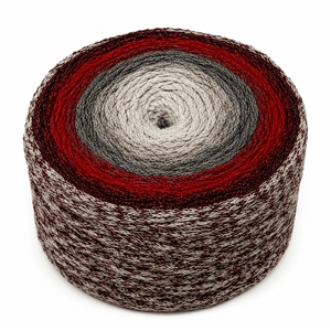 Cordino Soft Cake Lurex - Colore: 91 - RUBINO - by LacariaRicami.Store