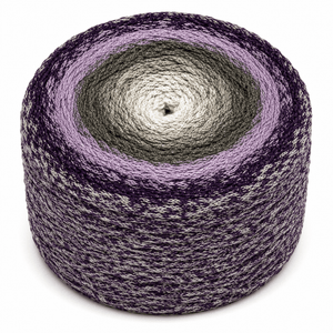 Cordino Soft Cake Lurex - Colore: 95 - GALASSIA VIOLA - by LacariaRicami.Store