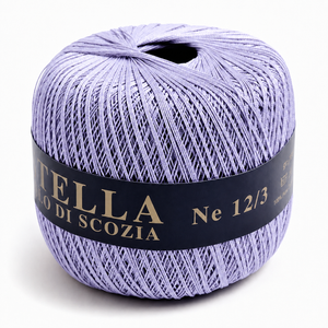 Cotone Filo di Scozia STELLA 12/3 (Tit.: 8)- GPTEX - Colore: 655 - LILLA - by LacariaRicami.Store