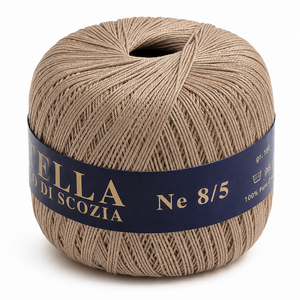Cotone Filo di Scozia STELLA 8/5 (Tit.: 3) - GPTEX - Colore: 79 - TORTORA - by LacariaRicami.Store