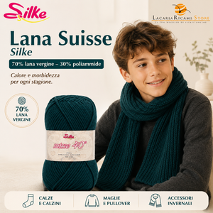 Lana SUISSE - Silke - Colore: - by LacariaRicami.Store