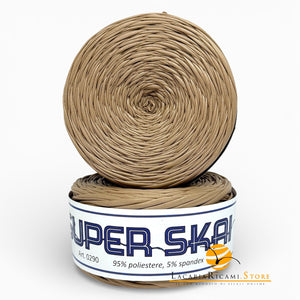 Fettuccia SUPER SKAI (Eco Pelle) - Cucirini Tre Stelle - Colore: 116 - CAFFÉLLATTE - by LacariaRicami.Store