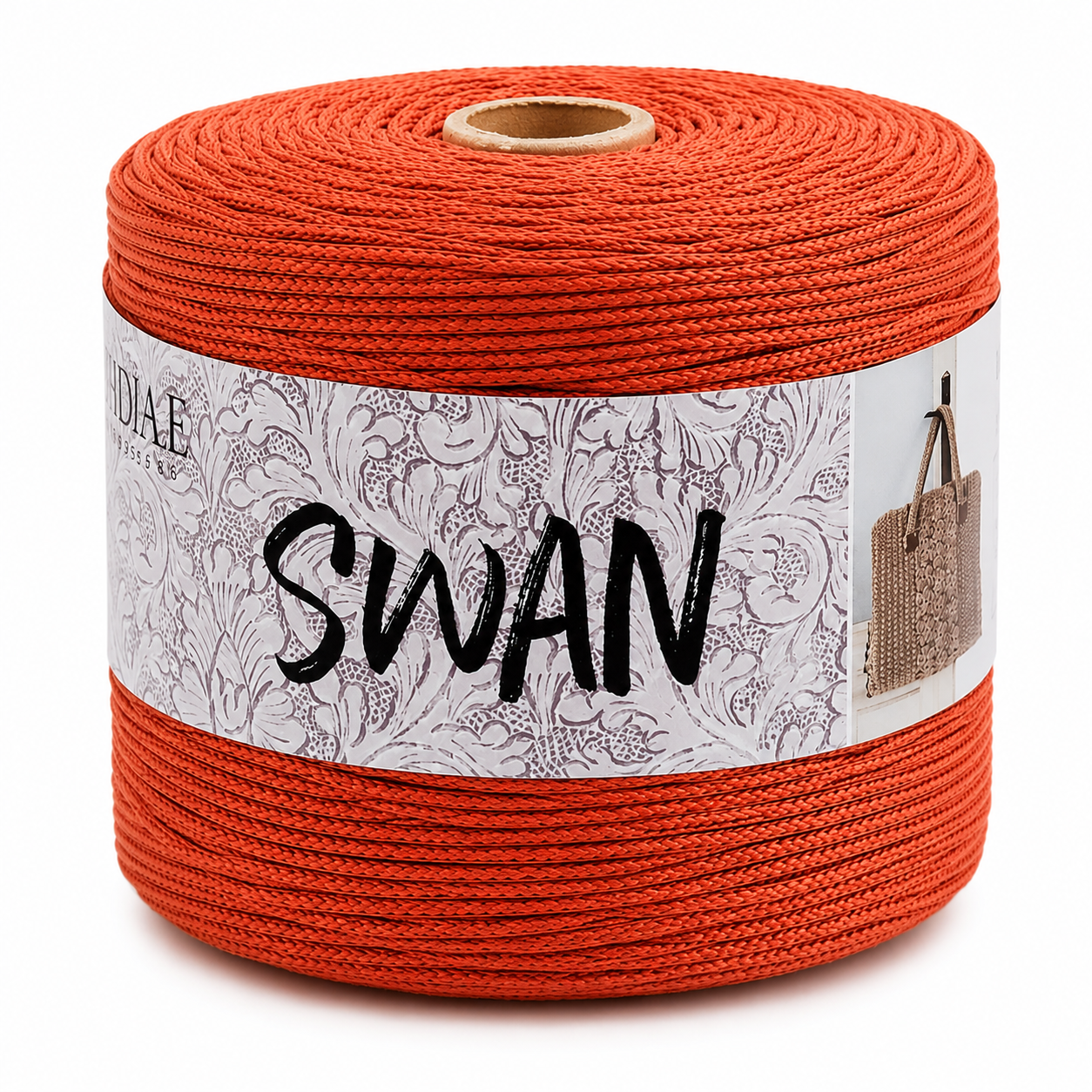 Cordino SWAN - MONDIAL - Colore: 662 - ZUCCA - by LacariaRicami.Store