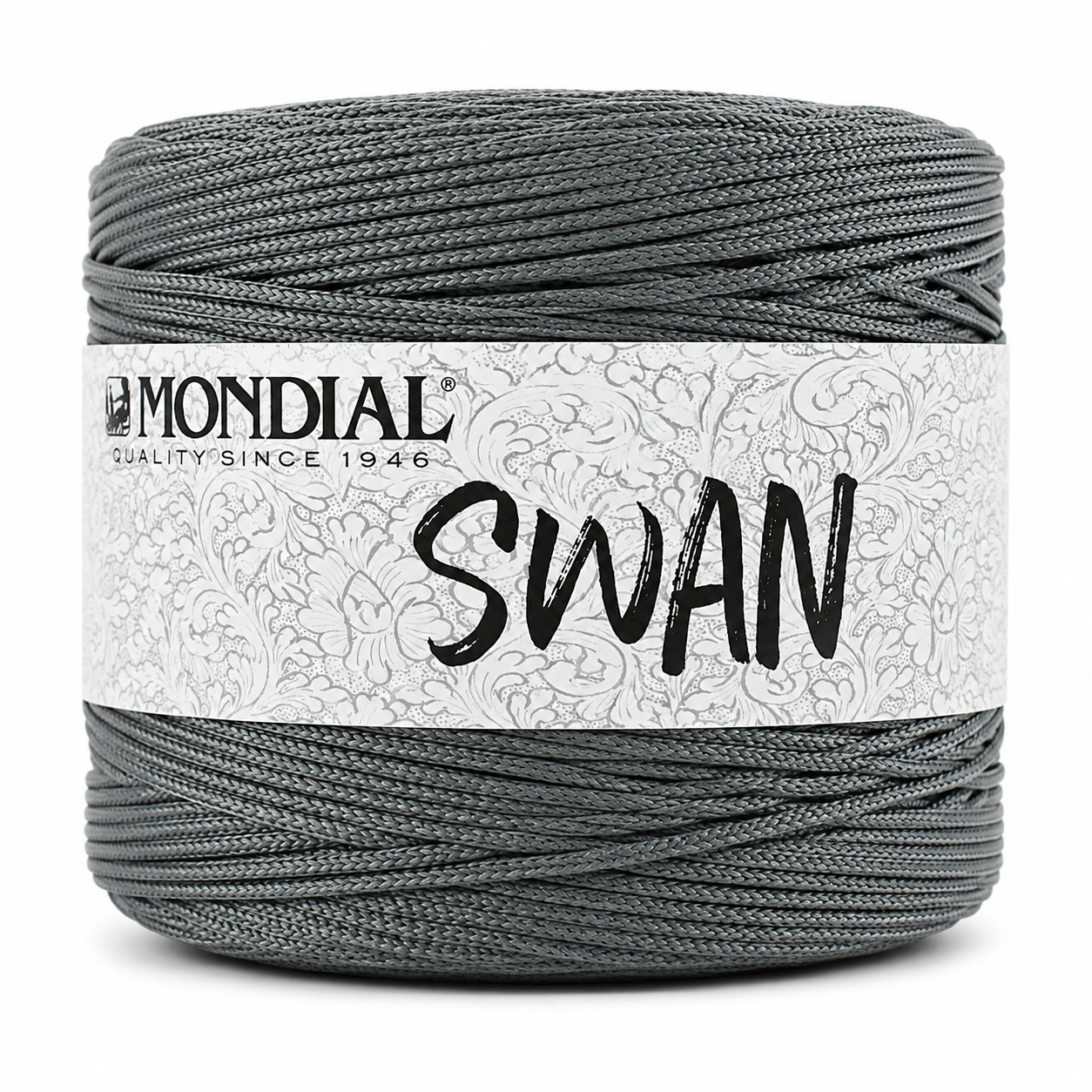Cordino SWAN - MONDIAL - Colore: 671 - GRIGIO MEDIO - by LacariaRicami.Store