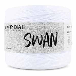 Cordino SWAN - MONDIAL - Colore: 673 - BIANCO - by LacariaRicami.Store