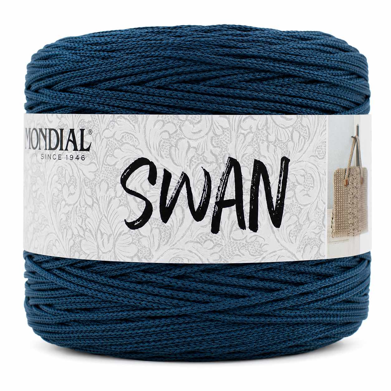 Cordino SWAN - MONDIAL - Colore: 693 - PETROLIO - by LacariaRicami.Store