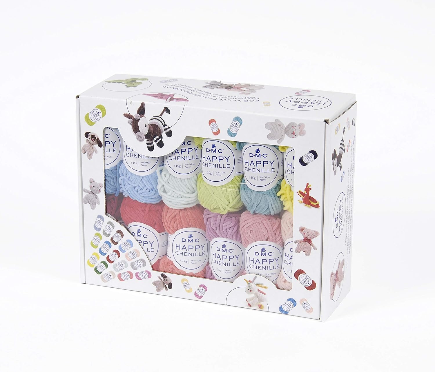 Set da 25 gomitoli Happy Chenille - DMC