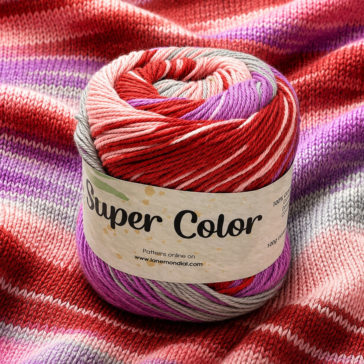 Cotone SUPER COLOR - MONDIAL - Colore: 451 - CORALLO ROSA ACQUA - by LacariaRicami.Store