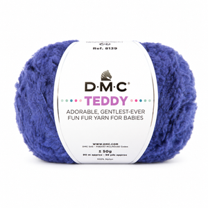 Lana TEDDY - DMC - Colore: 316 - BLU - by LacariaRicami.Store