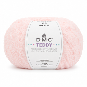 Lana TEDDY - DMC - Colore: 319 - ROSA CONFETTO - by LacariaRicami.Store