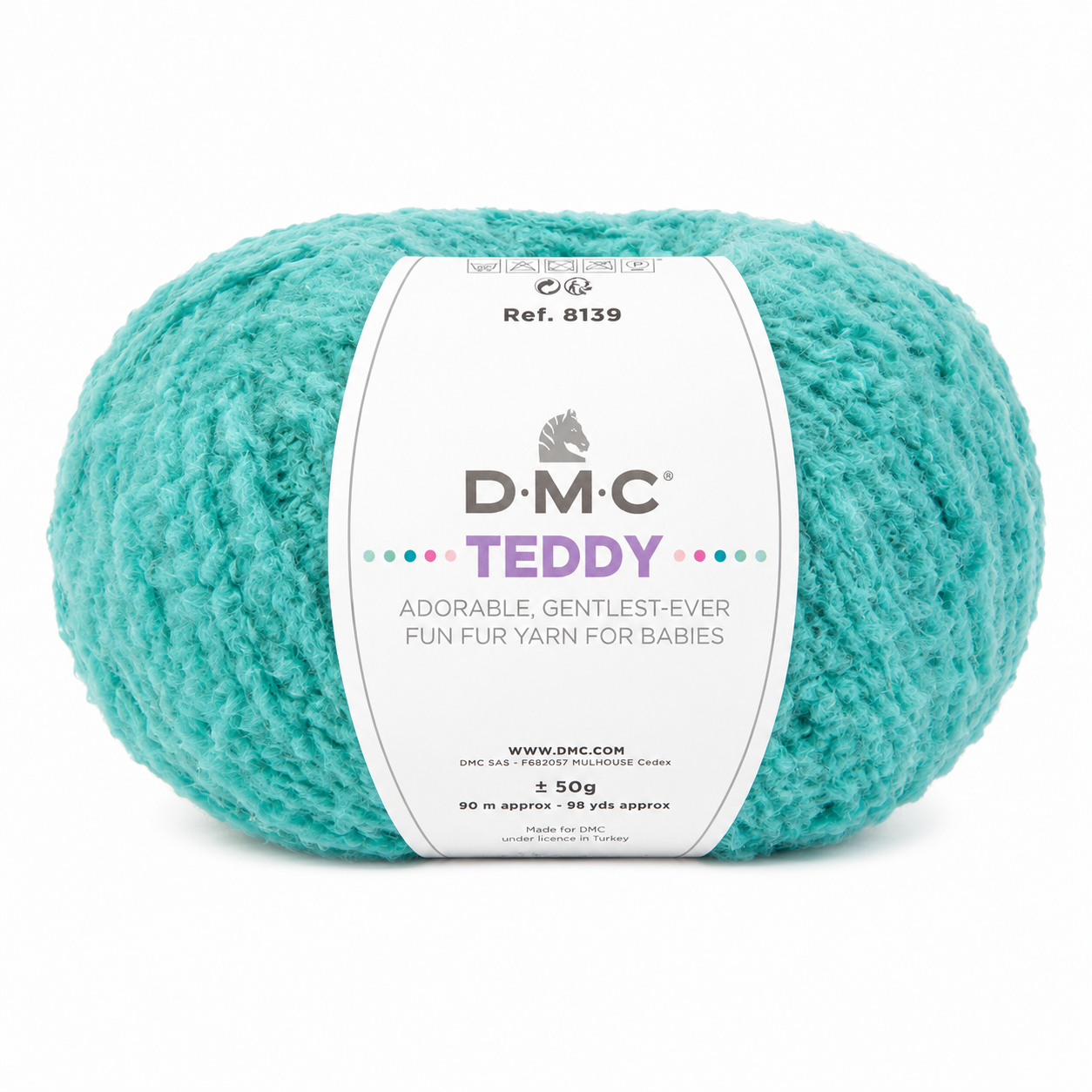 Lana TEDDY - DMC - Colore: 321 - VERDE - by LacariaRicami.Store