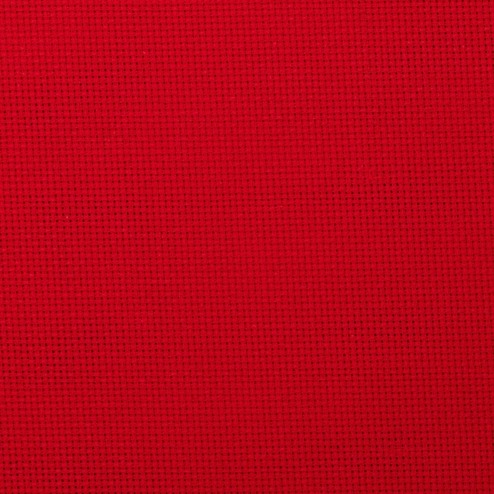 TELA AIDA 44 FORI CANOVACCIO H cm 180 – Rossa - - LacariaRicami.Store