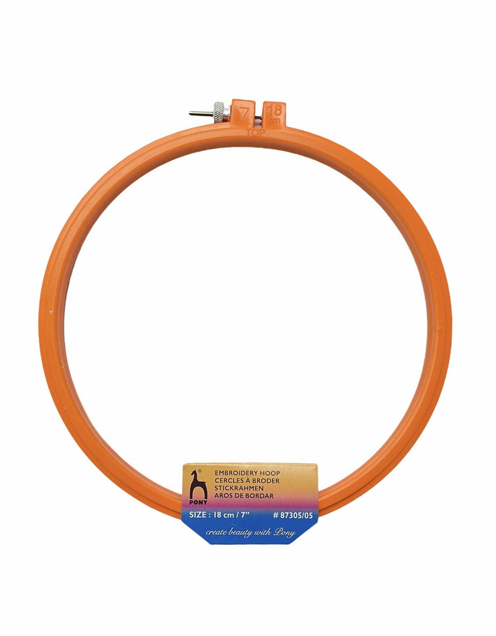 TELAIO CIRCOLARE PLASTICA - Pony - - LacariaRicami.Store