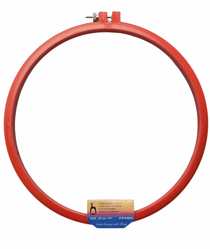 TELAIO CIRCOLARE PLASTICA - Pony - - LacariaRicami.Store