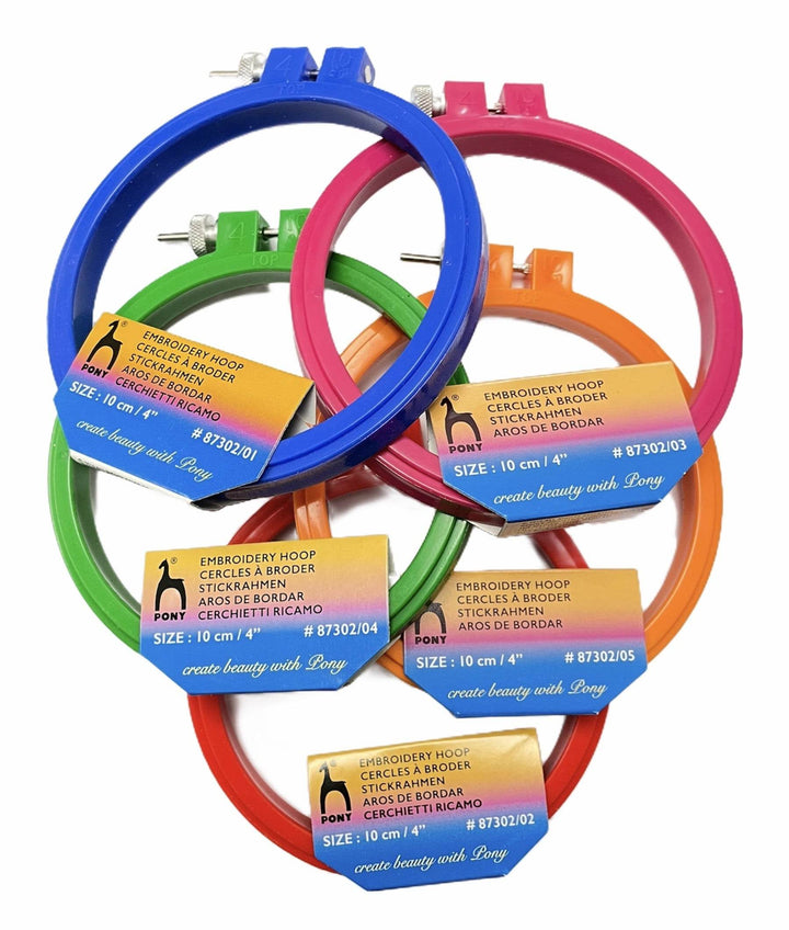 TELAIO CIRCOLARE PLASTICA - Pony - - LacariaRicami.Store