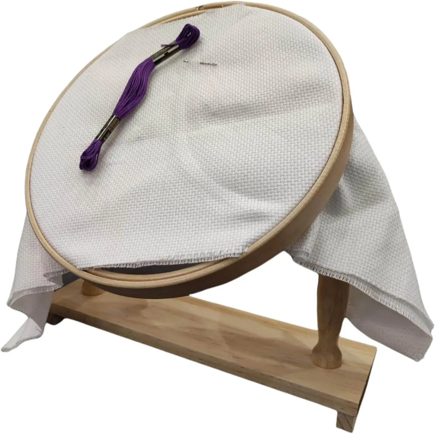 TELAIO Con Piede Per Ricamo Punto Croce In LEGNO - - LacariaRicami.Store