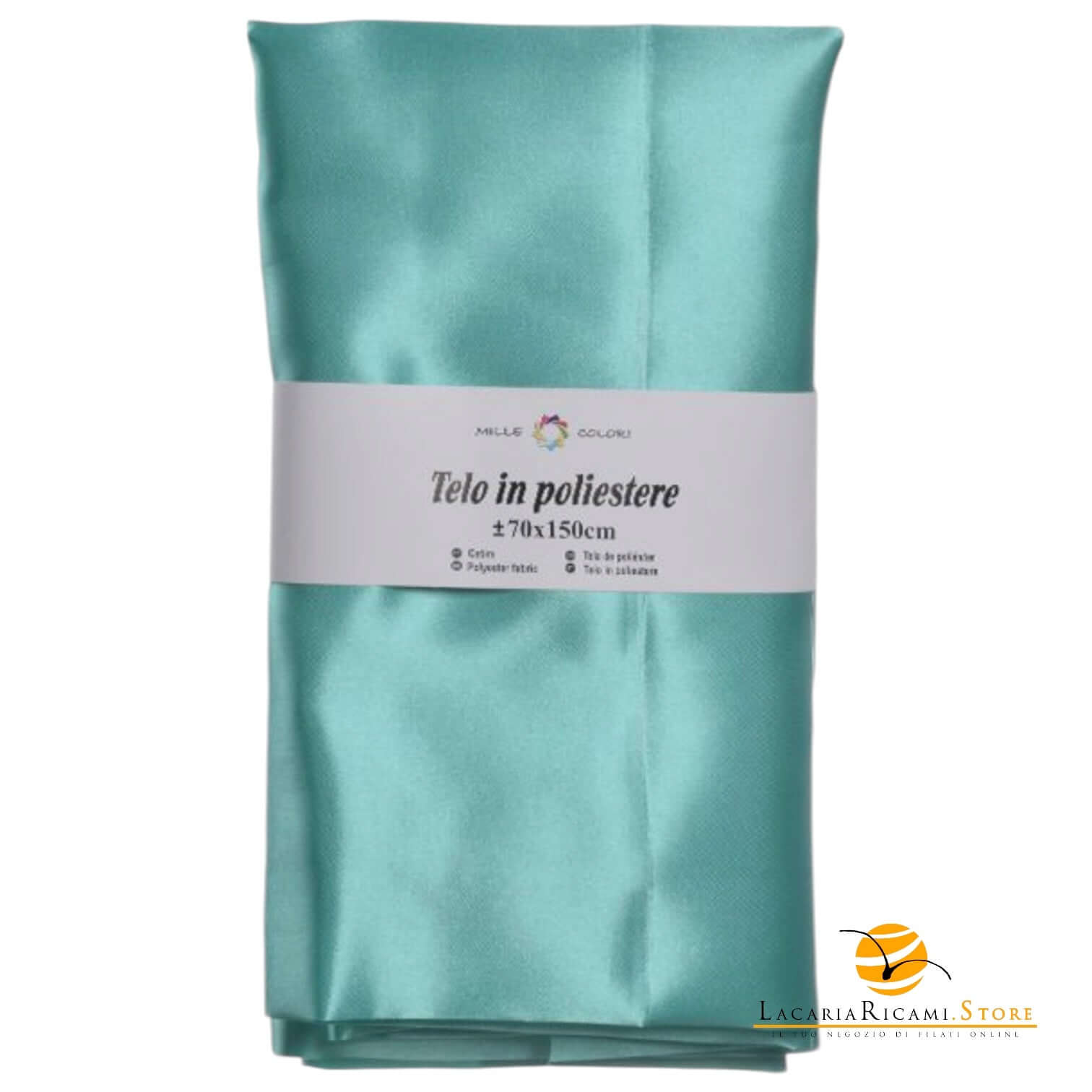 TELO In Poliestere Per BORSE - Colore: 70x150 - MENTA - by LacariaRicami.Store