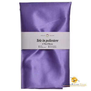 TELO In Poliestere Per BORSE - Colore: 70x150 - VIOLA - by LacariaRicami.Store