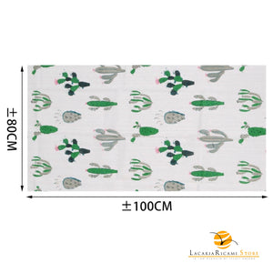 TELO In Tessuto Per BORSE - Colore: 80x100 Cm - COTONE - CACTUS - by LacariaRicami.Store